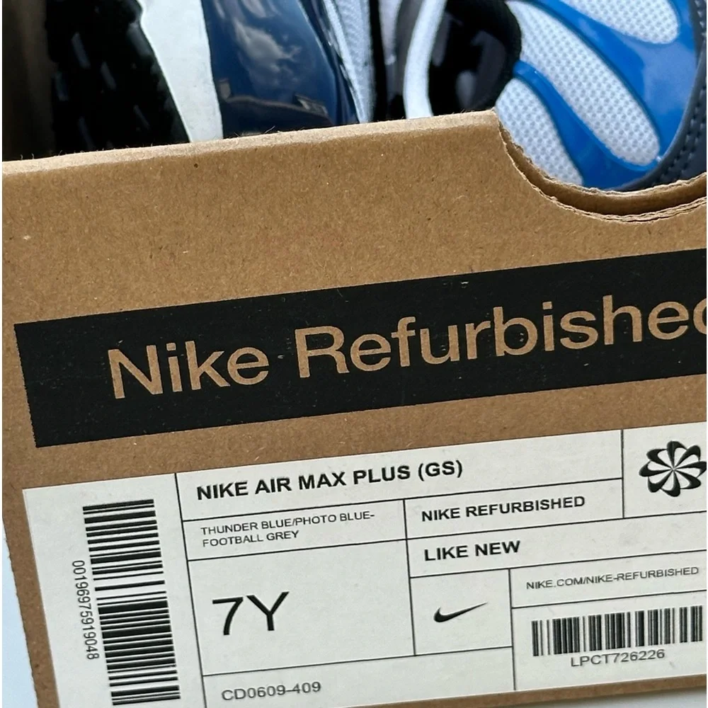 Nike Air Max Plus GS Casual Sneaker NEW Size US 7 Youth (fits Womens 8.5)